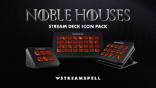 Load image into Gallery viewer, Martell Stream Deck Icons – Bronze-toned background and icons reflecting House Martell