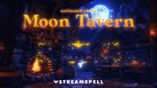 Load image into Gallery viewer, Moon Tavern Stream Widget Theme | RPG Twitch Alerts