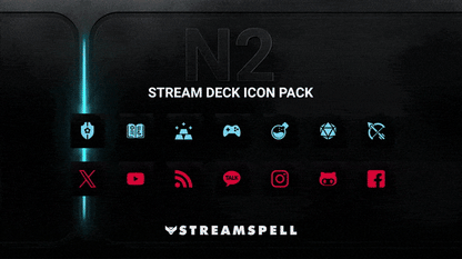N2 Neon Stream Deck Icons