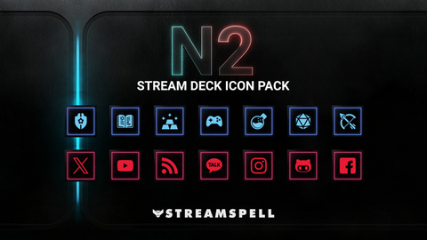 N2 Neon Stream Deck Icons