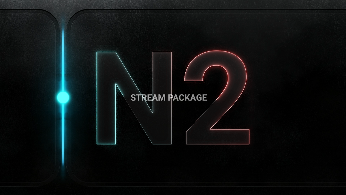 Neon Nintendo Switch Overlay │ N2 Stream Package | StreamSpell