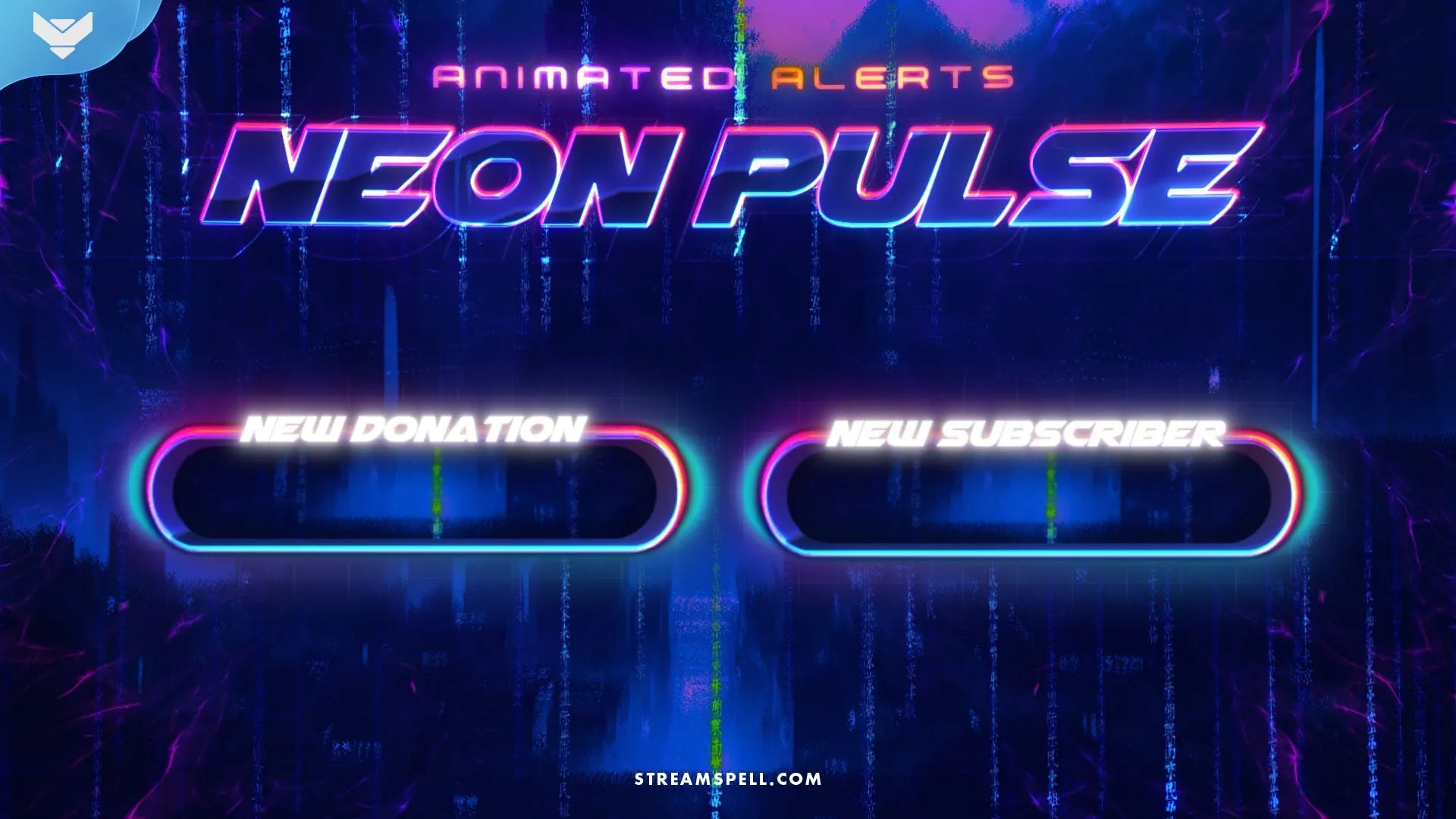 Neon Pulse Stream Alerts