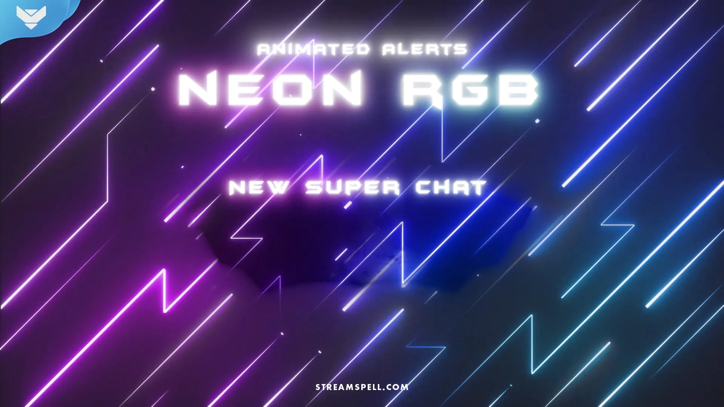 Neon RGB Stream Alerts