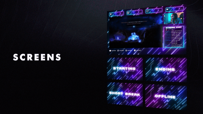 Neon RGB Stream Package