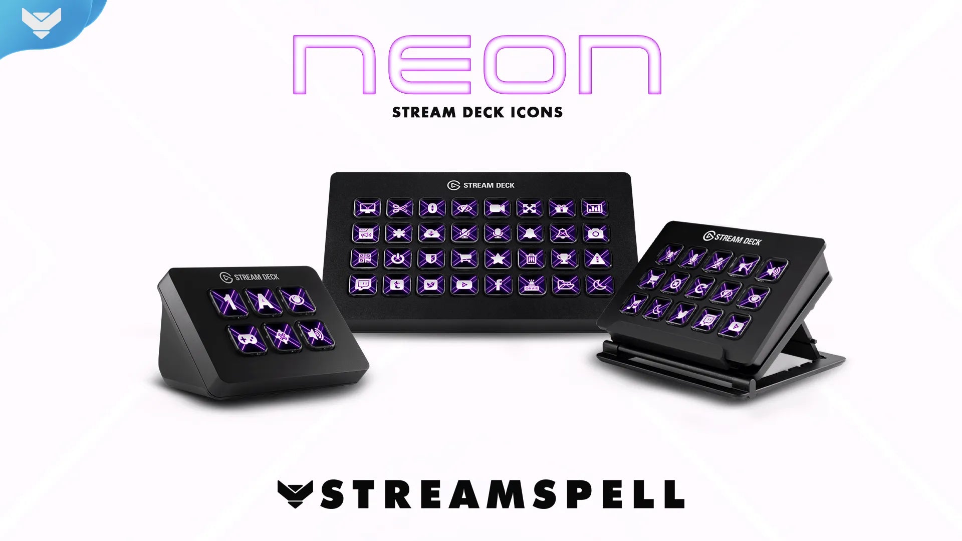 Neon Stream Deck Icons