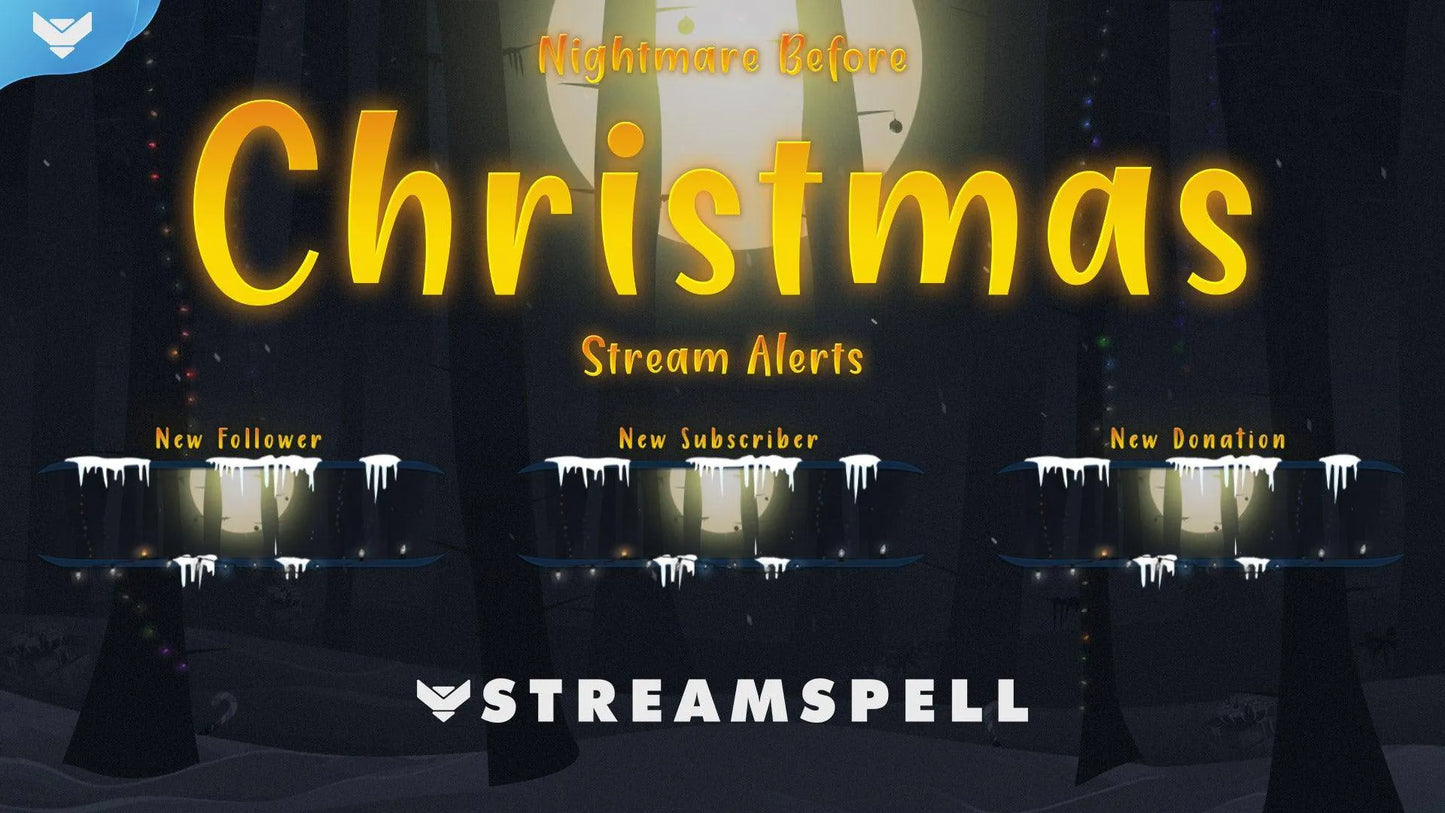 Nightmare Before Christmas Stream Alerts