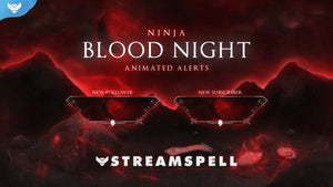 Ninja: Blood Night Stream Alerts