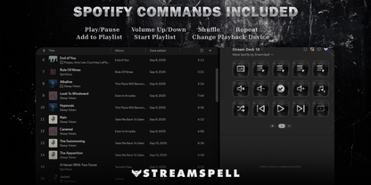 Spotify Metal Stream Deck Profile