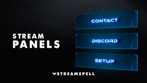 Neon Hunter Stream Overlay Package