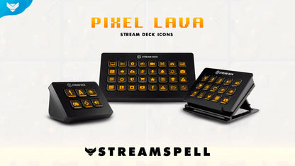 Pixel Lava Stream Deck Icons