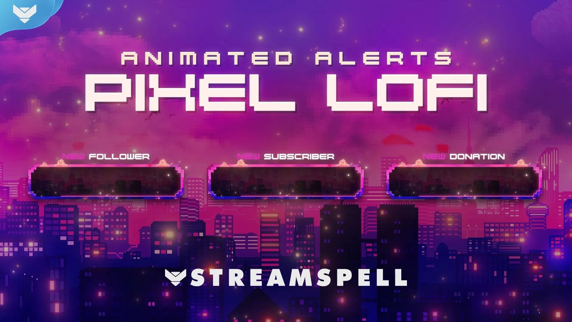 Pixel Lofi Stream Alerts
