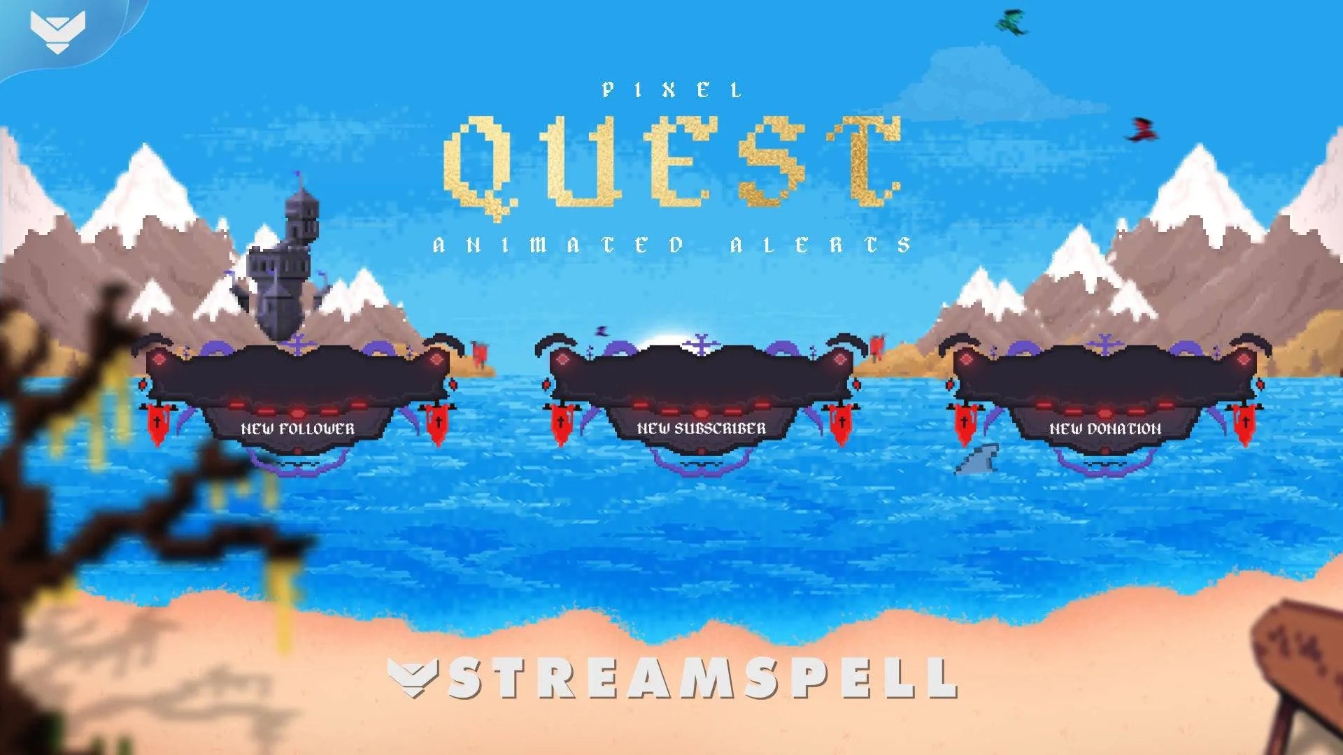 Pixel Quest Stream Alerts