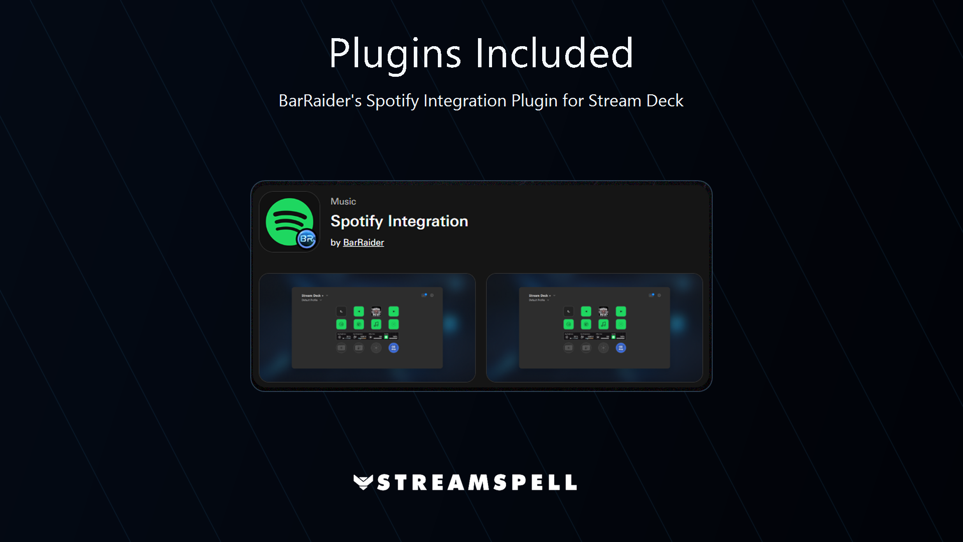 Spotify Integration by BarRaider plugin requirement