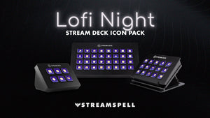 Lofi Night Stream Deck Icons