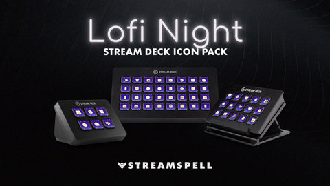 Lofi Night Stream Deck Icons