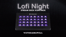 Load image into Gallery viewer, Lofi Night Stream Deck Icons