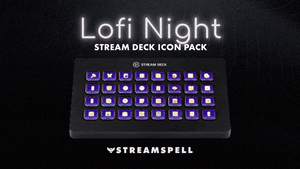 Lofi Night Stream Deck Icons