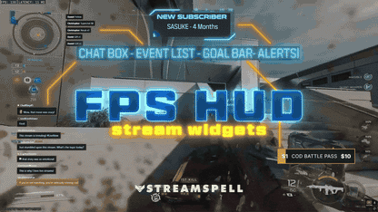 FPS HUD Stream Package - StreamSpell