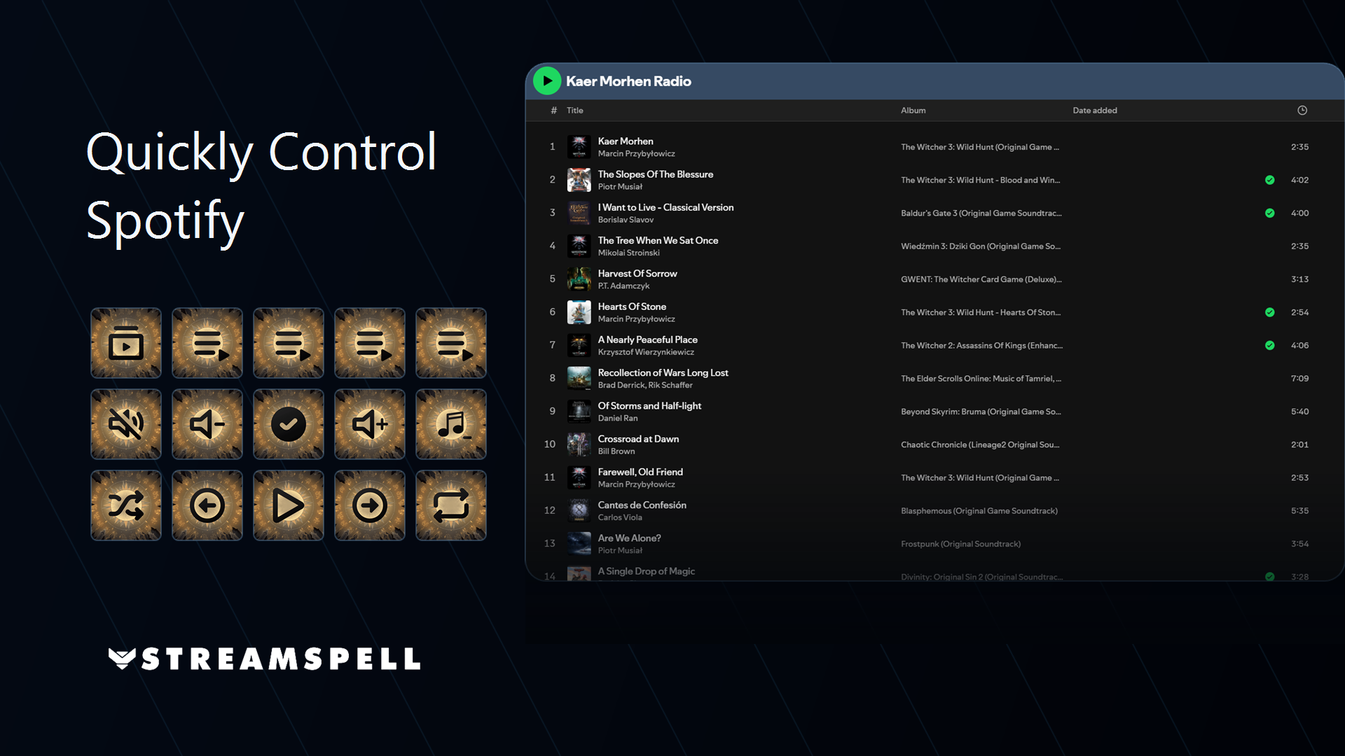 Control Spotify with Sun Stream Deck keys