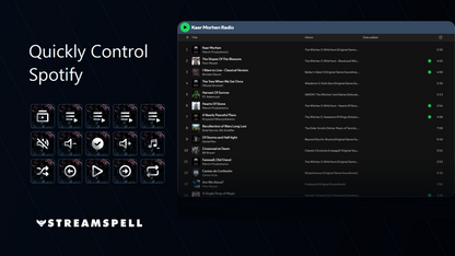 Control Spotify with Tarnished Stream Deck keys
