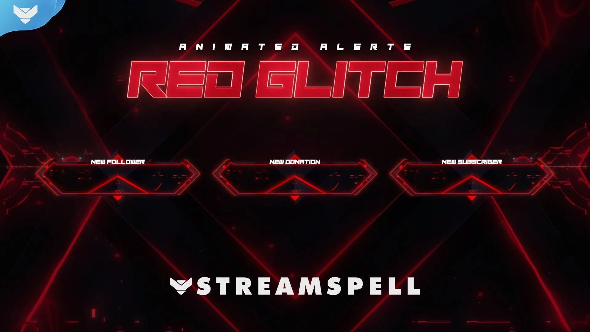 Red Glitch Stream Alerts