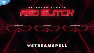 Red Glitch Stream Alerts