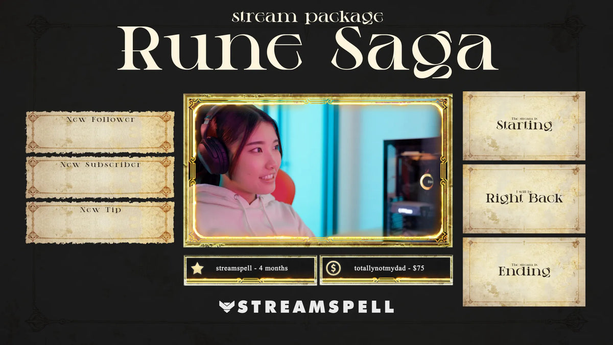Rune Saga Stream Package | StreamSpell