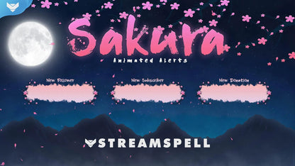 Sakura Stream Alerts