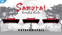 Load image into Gallery viewer, Samurai Stream Alerts