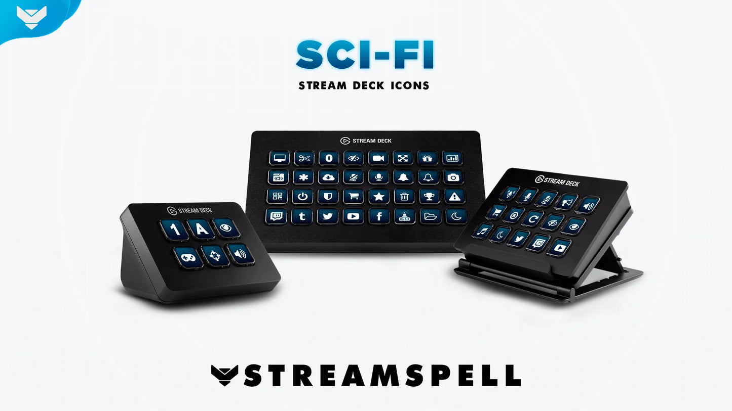 Sci-Fi Stream Deck Icons
