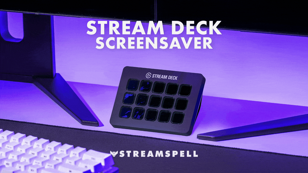 Lunar Silver Stream Deck Screensaver