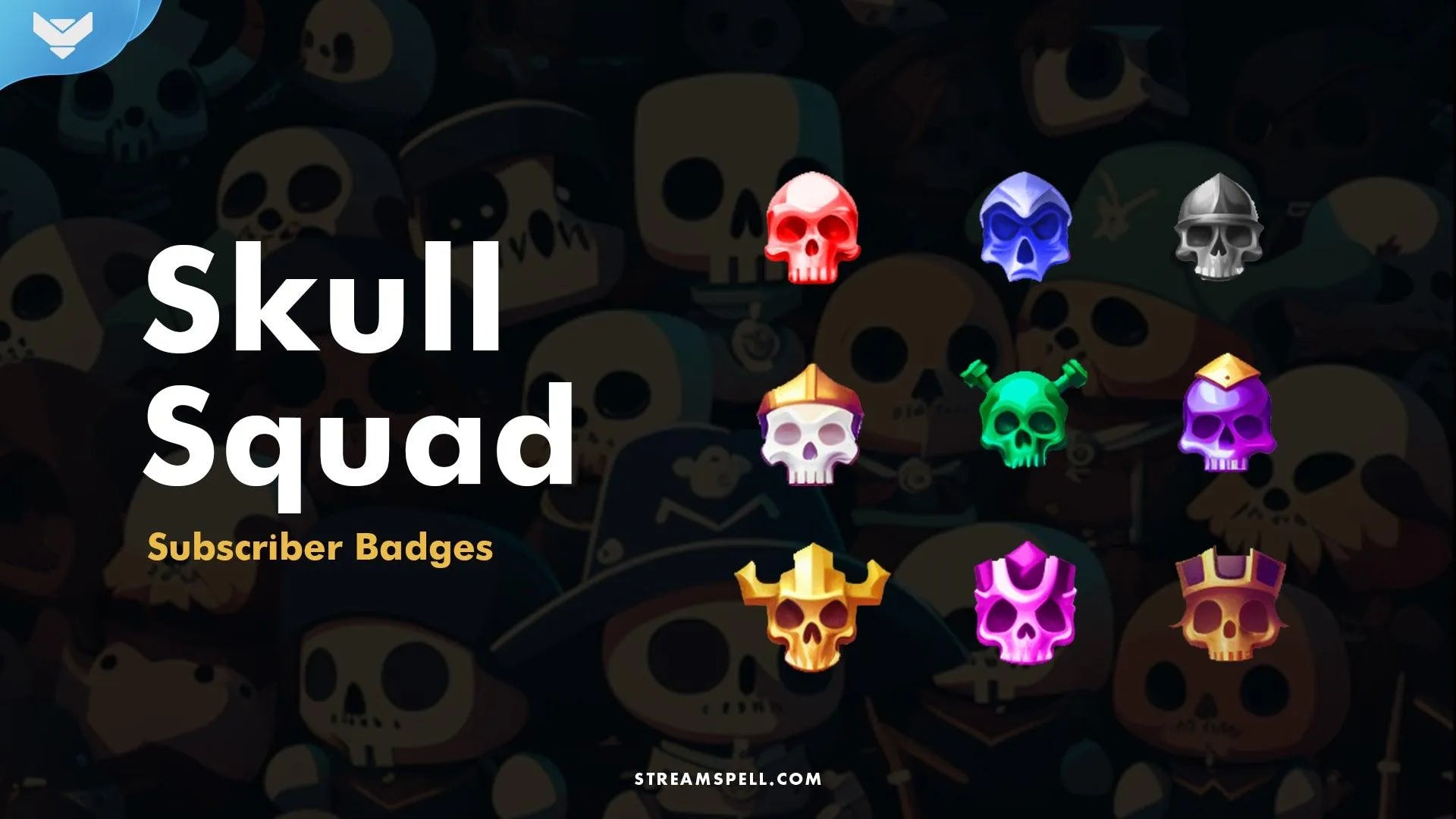 Skull Squad Sub Badges