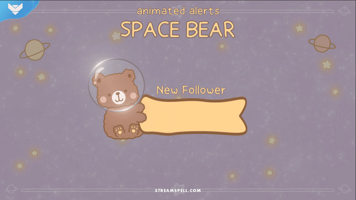 Space Bear Stream Alerts