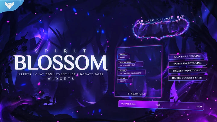 Spirit Blossom Stream Widgets