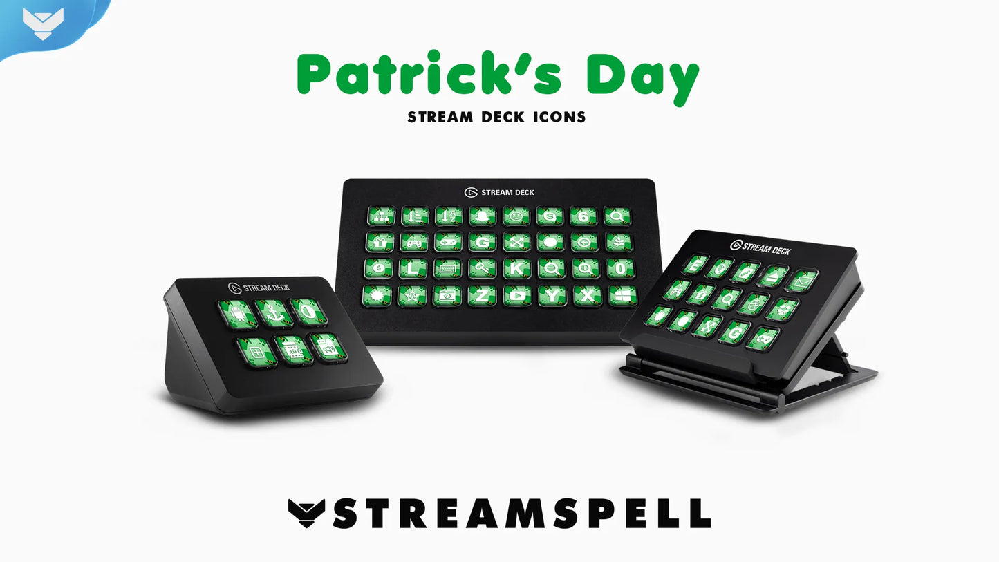 St. Patrick's Day Stream Deck Icons