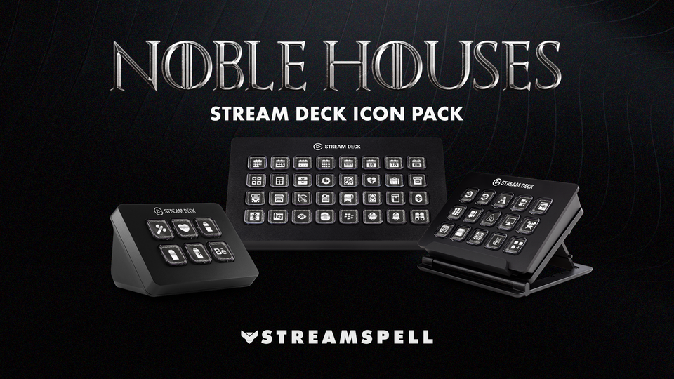 Noble Houses Stream Deck Icons - StreamSpell