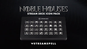 Stark Stream Deck Icons – Stark white icons on black background for a Northern look