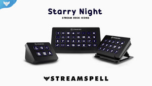 Starry Night Stream Deck Icons