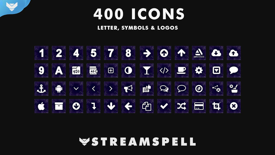 Starry Night Stream Deck Icons