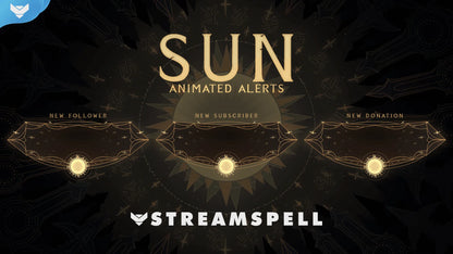 Sun & Moon Stream Widgets