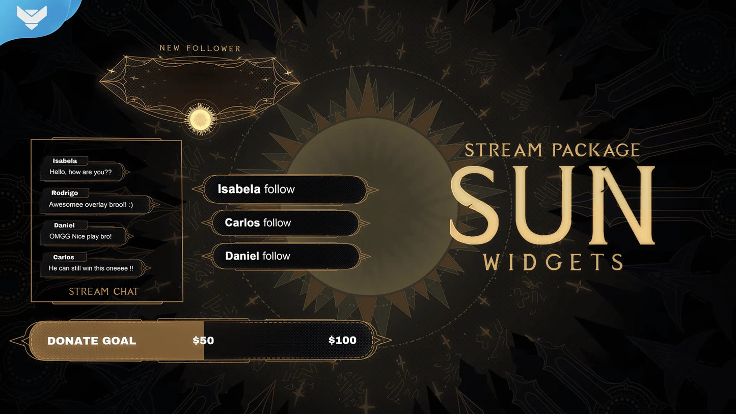 Sun & Moon Stream Widgets - StreamSpell