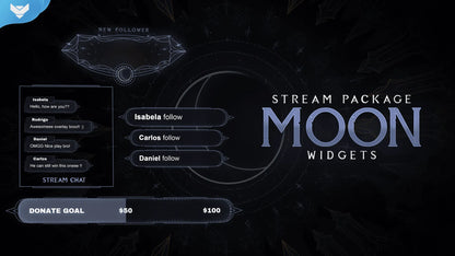 Sun & Moon Stream Widgets