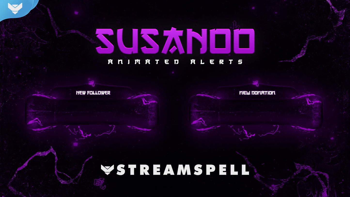 Susanoo Stream Alerts