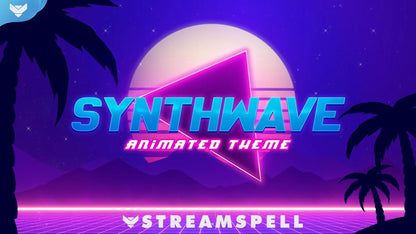 Synthwave Animated Stream Package