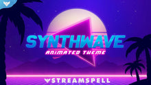 Load image into Gallery viewer, Synthwave Animated Stream Package