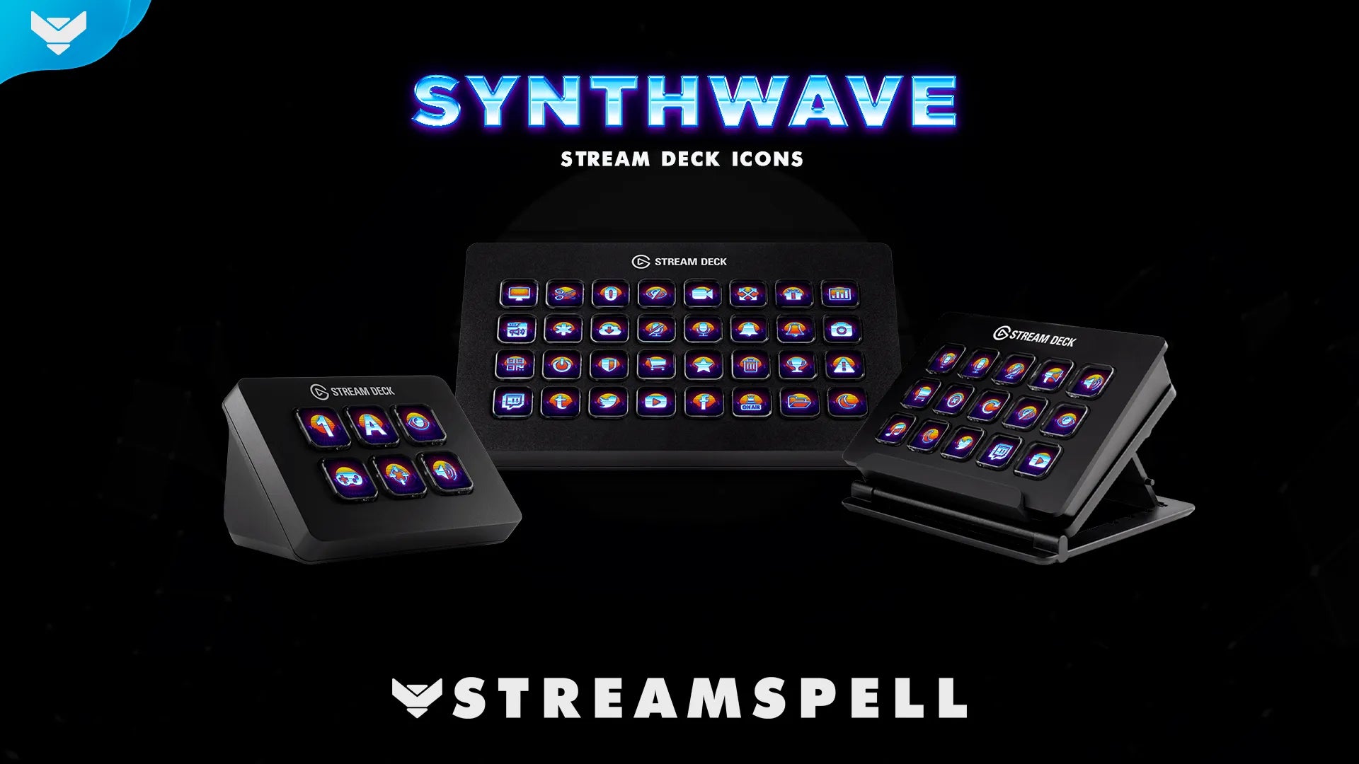 Synthwave Stream Deck Icons