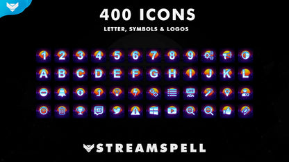 Synthwave Stream Deck Icons