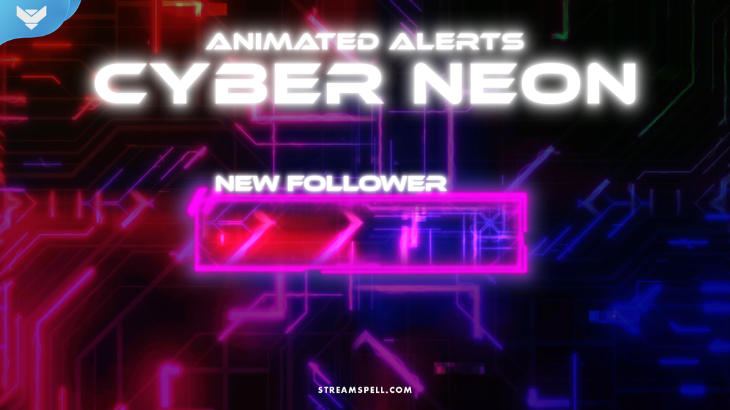 Cyber Neon Stream Alerts