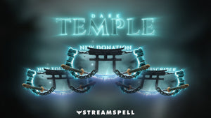 Dark Temple Stream Overlay