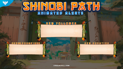 Shinobi Path Stream Alerts